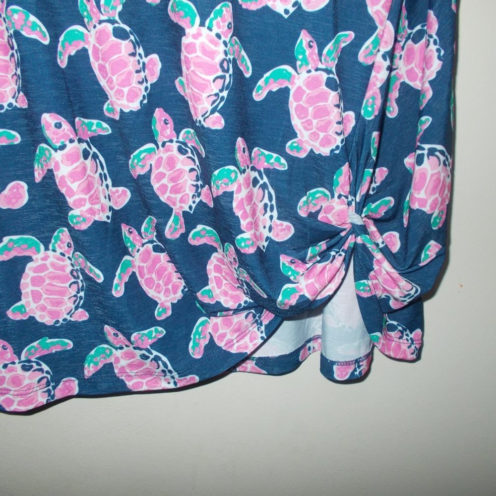Simply Southern Turtle Top Multi Color Size Small - Picture 3 of 6